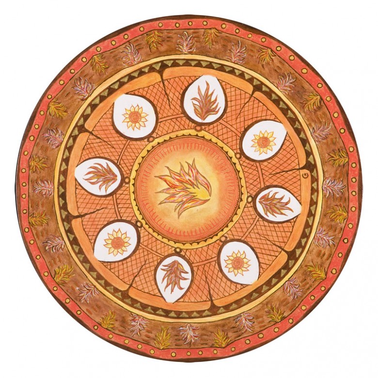 Mandala do fogo - D 50 cm - AST -2007