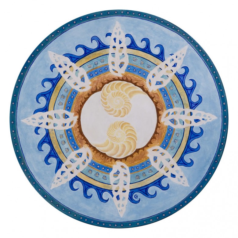 Mandala das conchas do mar - D 50 cm - AST – 2008