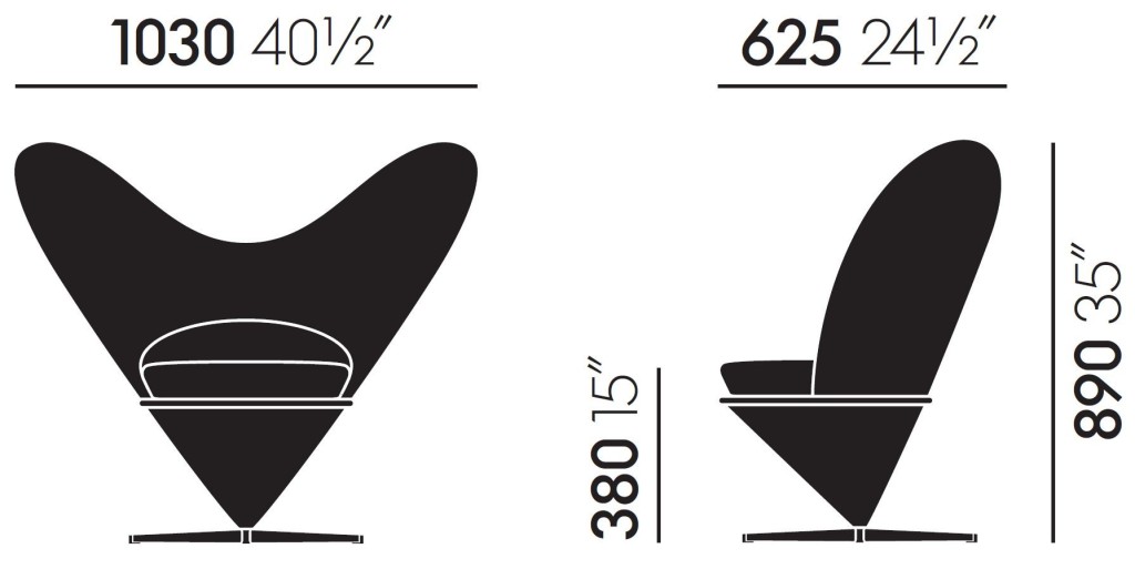 heart_cone_chair_dimensions